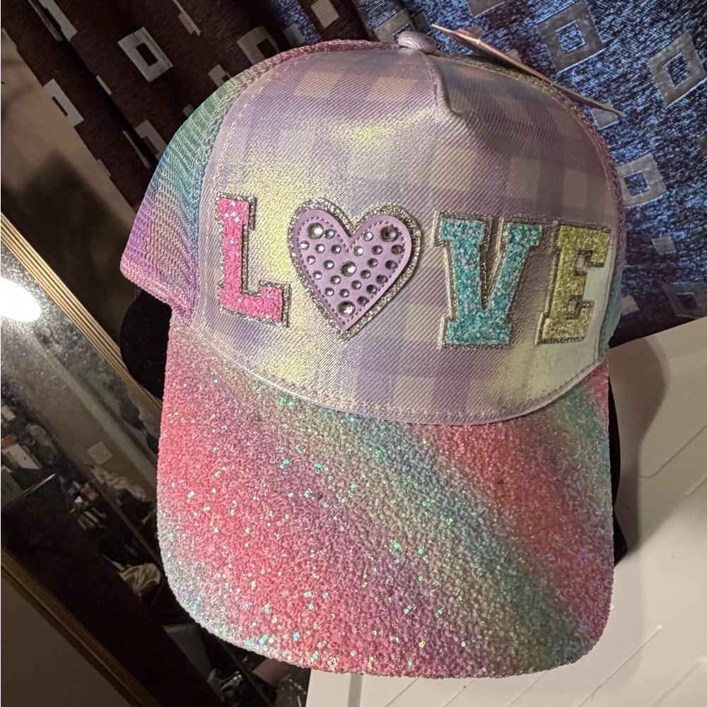 Vibrant Multicolor 'Love' Women's Cap